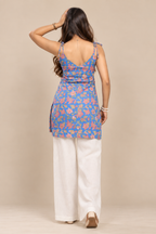 Ocean Bloom Sleeveless Top