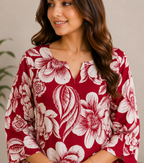 Crimson Farsi Co-ord Set