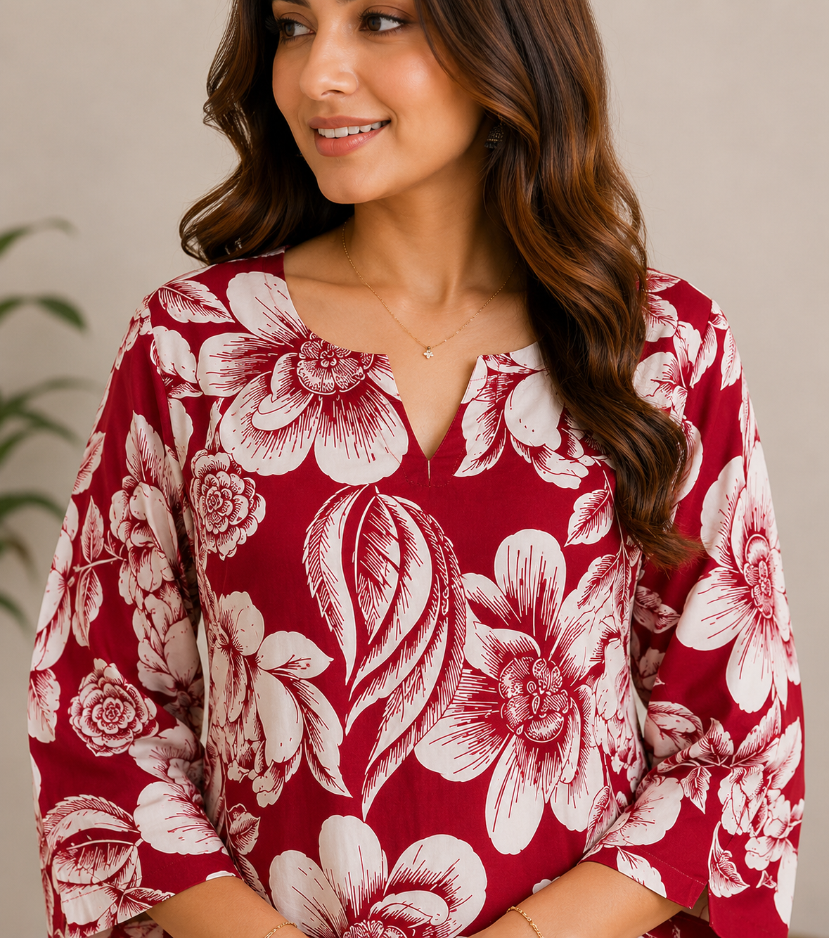 Crimson Farsi Co-ord Set