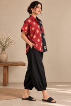 Red & Black Printed Co-Ord Set