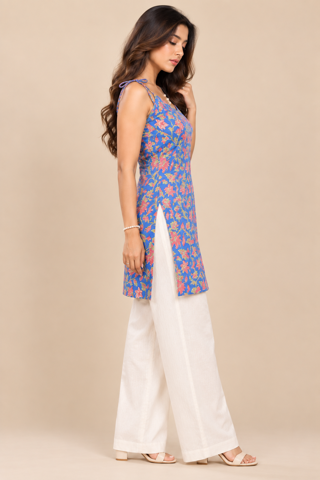 Ocean Bloom Sleeveless Top